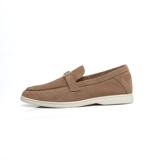 O&B รองเท้าหนังกลับ รุ่น ROMEO LOAFERS IN MOCHA MOUSSE-11218SU11694F_F5BRXX