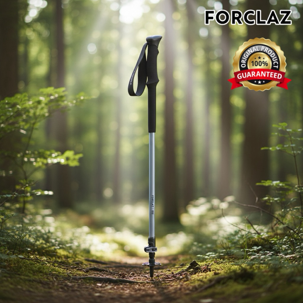 ไม้เท้าเดินป่า “แบบปรับเร็ว” รุ่น MT500 (สีเทา) FORCLAZ