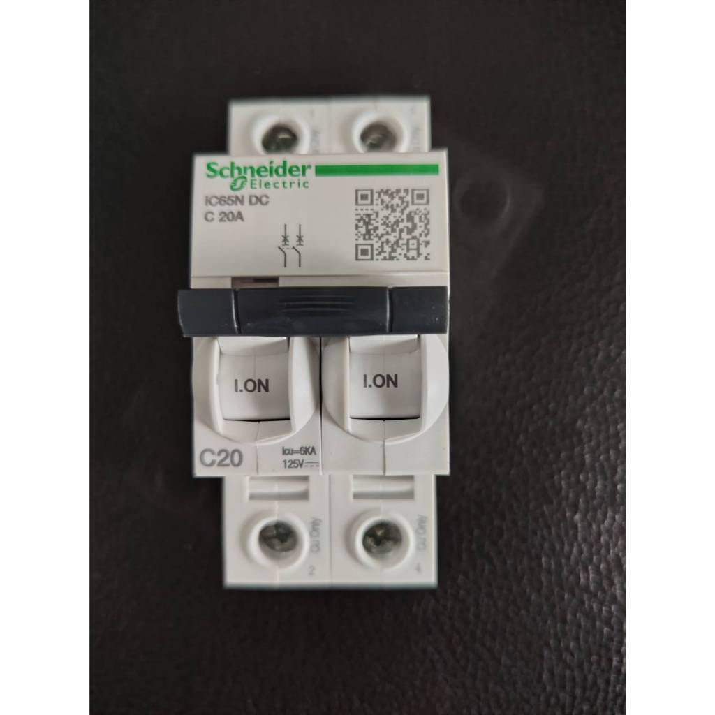 เบรกเกอร์ DC Schneider MCB IC65N 2P 20A
