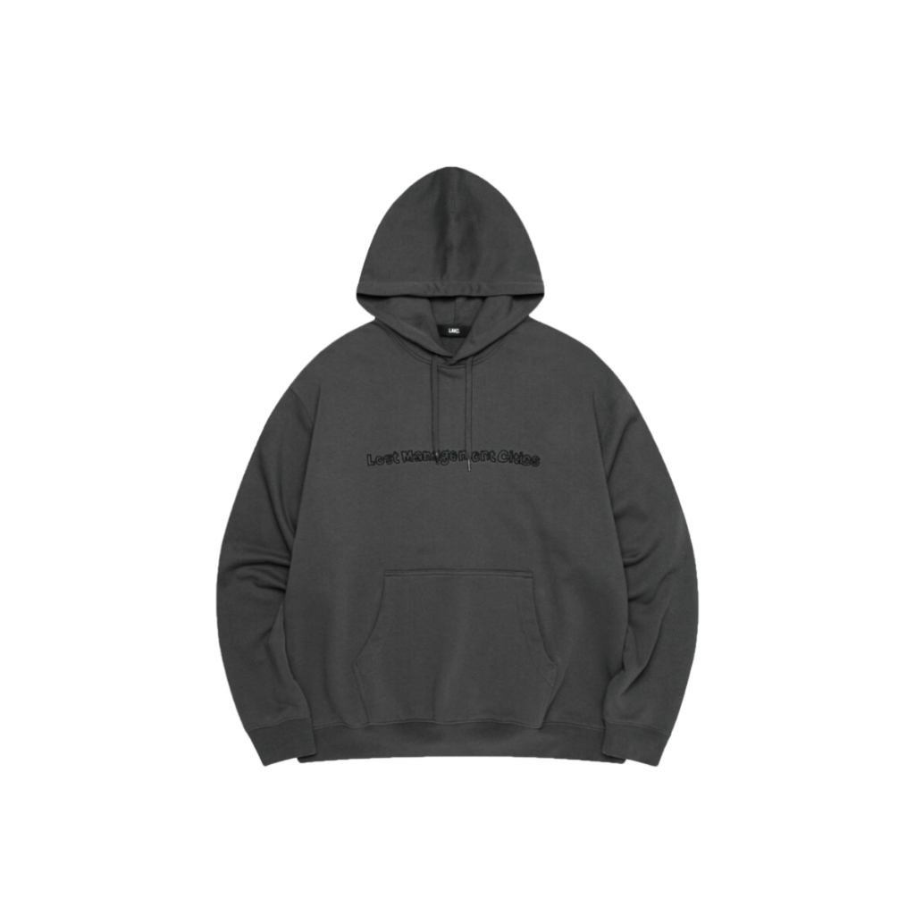 LMC 0LM23FHD104 FN DOODLE HOODIE CHARCOAL