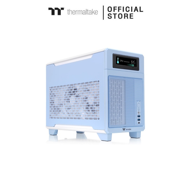 CASE THERMALTAKE TR100 HYDRANGEA BLUE MINI : CA-11A-00SFNN-00