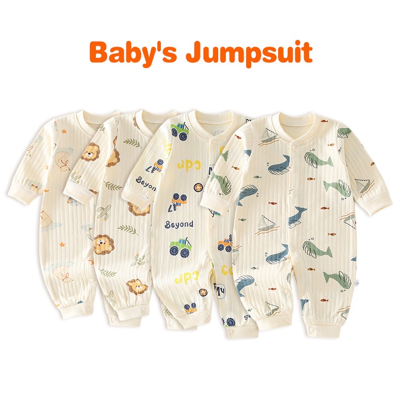 เสื้อบอดี้สูท บอดี้สูท ชุดเด็กอ่อน ชุดเด็ก ชุดนอนเด็ก แขนยาว ขายาว Baby Pajamas