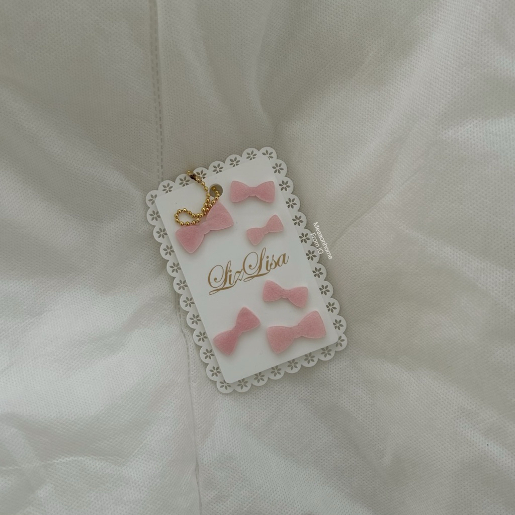 Liz Lisa Keychain, พวงกุญแจห้อยกระเป๋าสีชมพูขาว