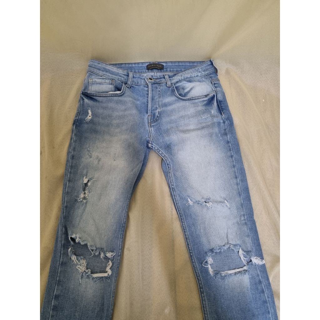 z59. ZARA Man กางเกงยีนส์ผู้ชายแบรนด์แท้มือสอง