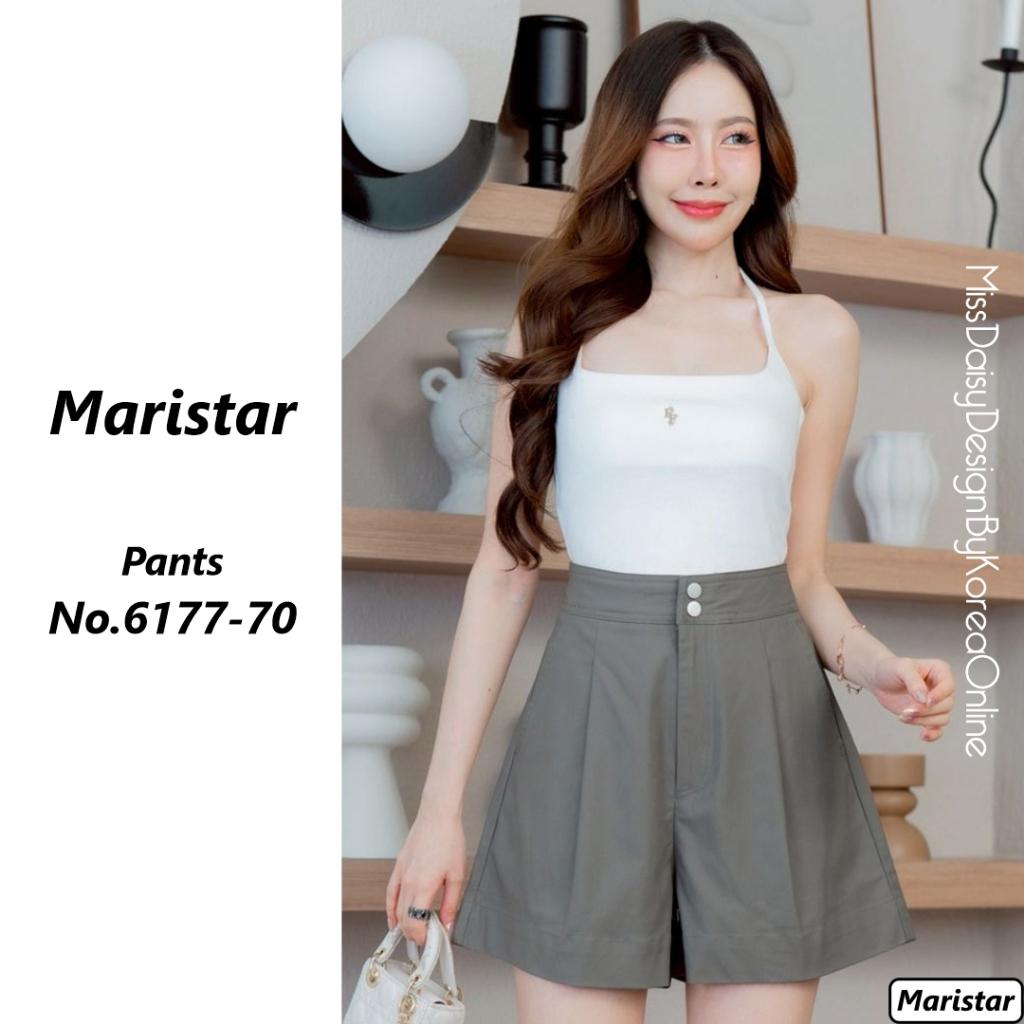 Maristar กางเกงขาสั้น No.6177 เนื้อผ้า Polyester + Spandex