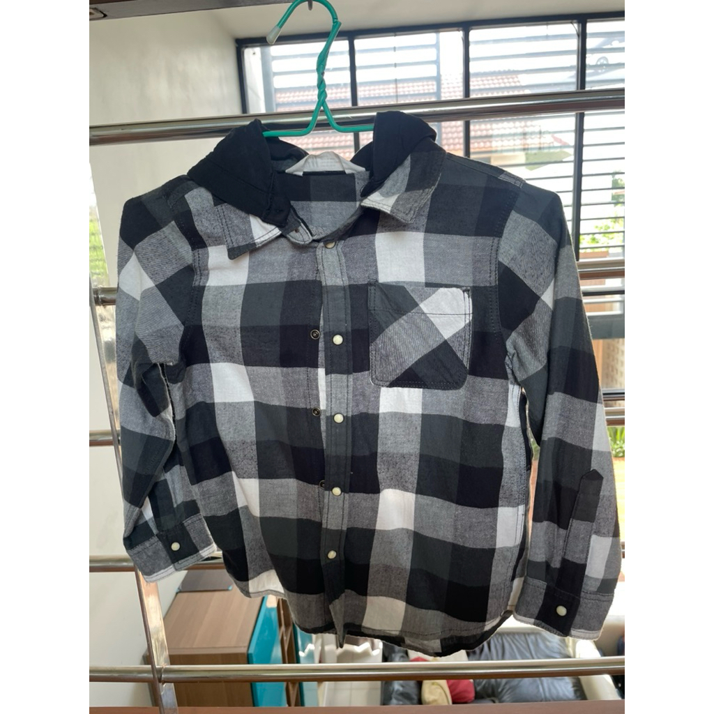 เชิ้ตมือ2 ผ้าคอตต้อน ยี่ห้อ H&M