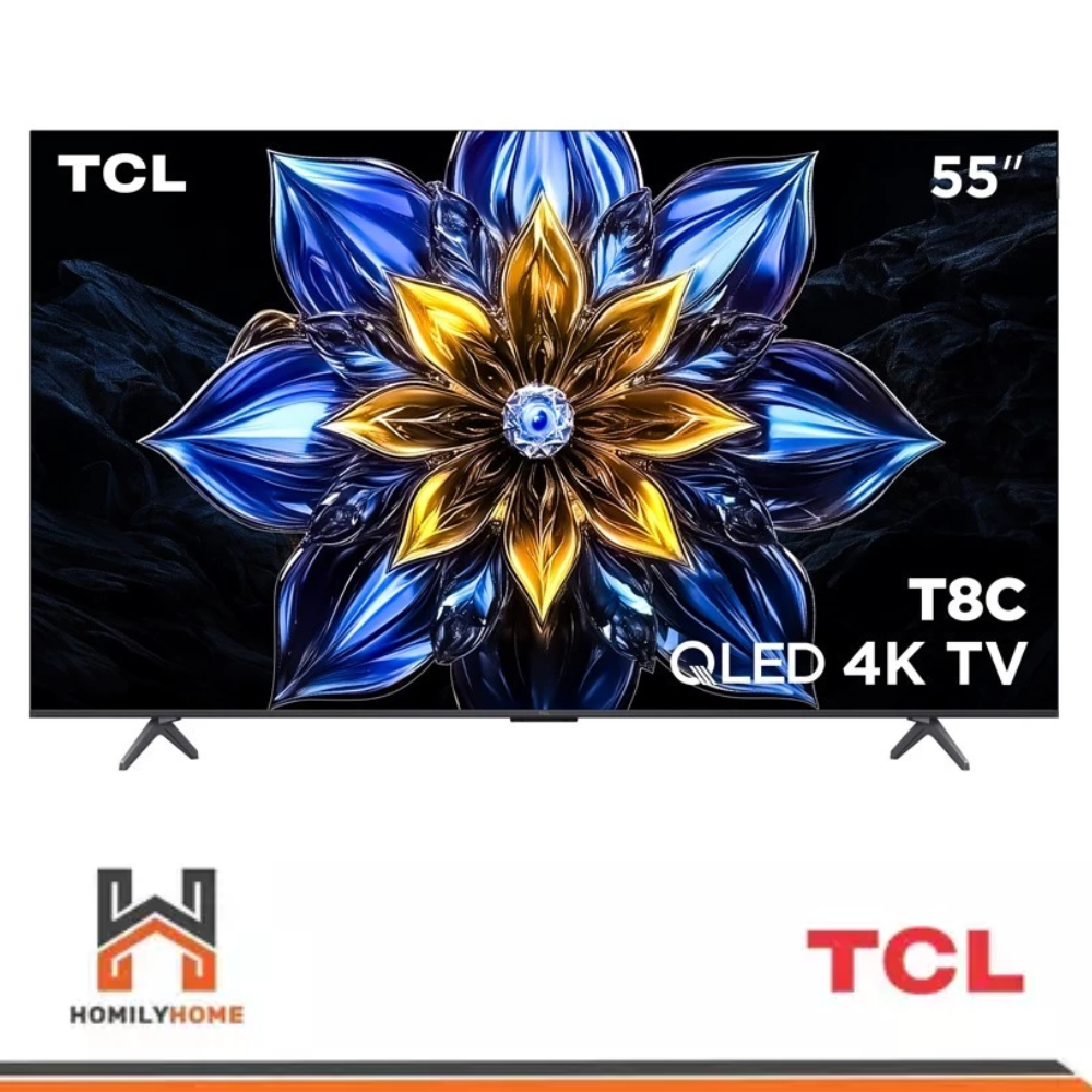 TCL TV รุ่น 55T8C ทีวี ขนาด 55 นิ้ว TCL QLED GOOGLE TV