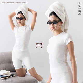 MUSE - Ribbed Short Sleeve T-Shirt