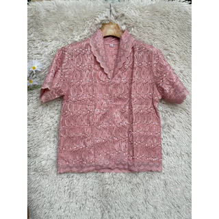 เสื้อลูกไม้ผู้ใหญ่สูงอายุ S M L XL ไซส์ จัมโบ้ LL LLL