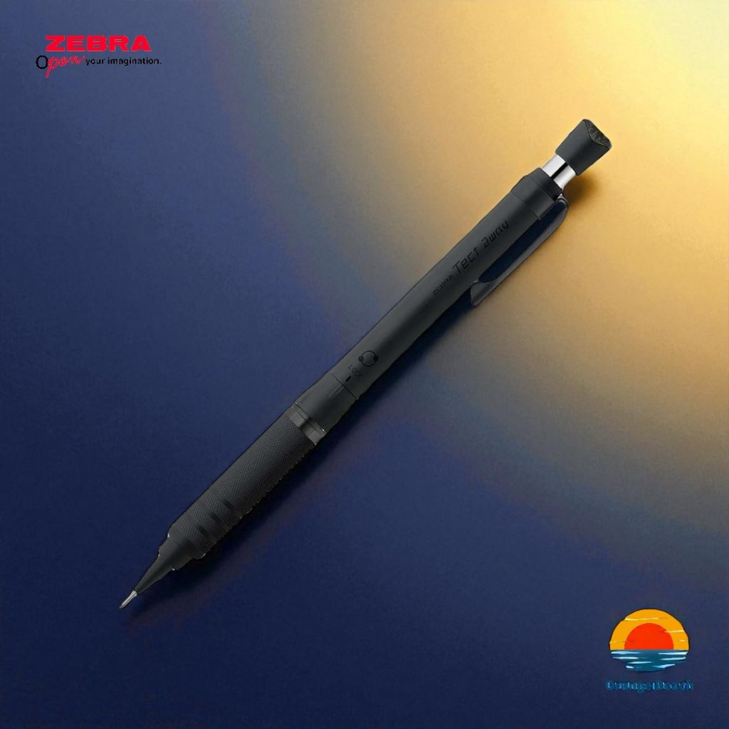 ZEBRA Tect 2way RO/ดินสอกดเขย่าไส้/กริปโลหะ/ศูนย์ถ่วงต่ำ/Made in Japan/เครื่องเขียน
