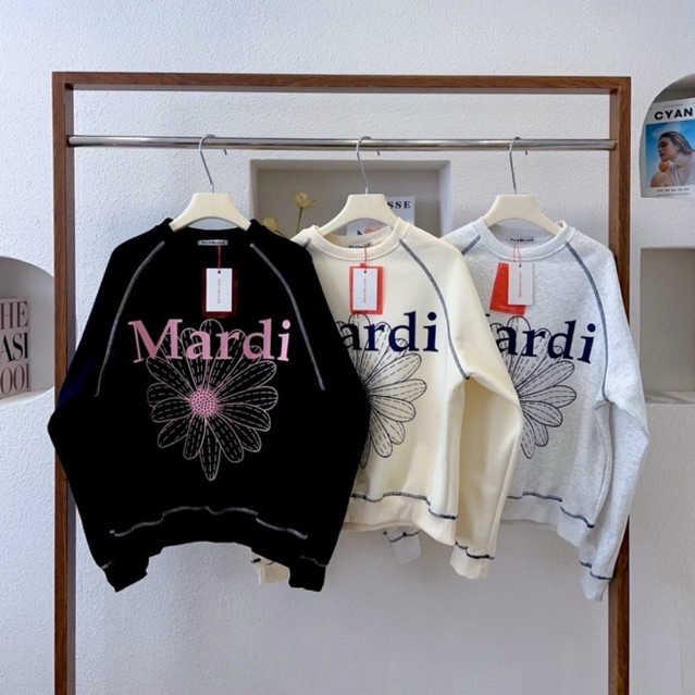 สเวตเตอร์ Mardi (รุ่นตัดขอบมีมาสี่สี) 🇰🇷✨
