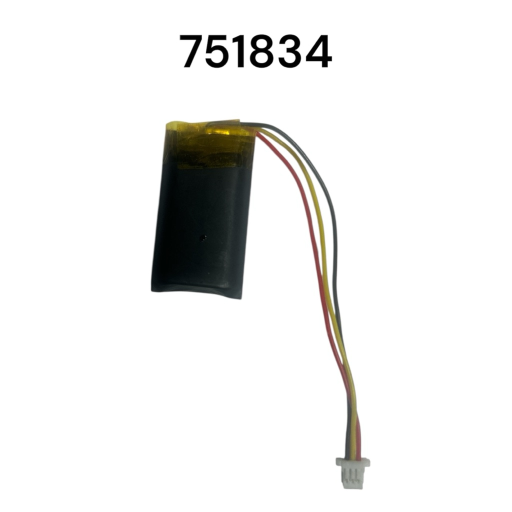 darmoshark m3s pro M3 751834 802035 510mAh แบตเตอรี่สำหรับเม้าไร้สาย แบบเข้าหัว 3 pin ขนาด sh1.0