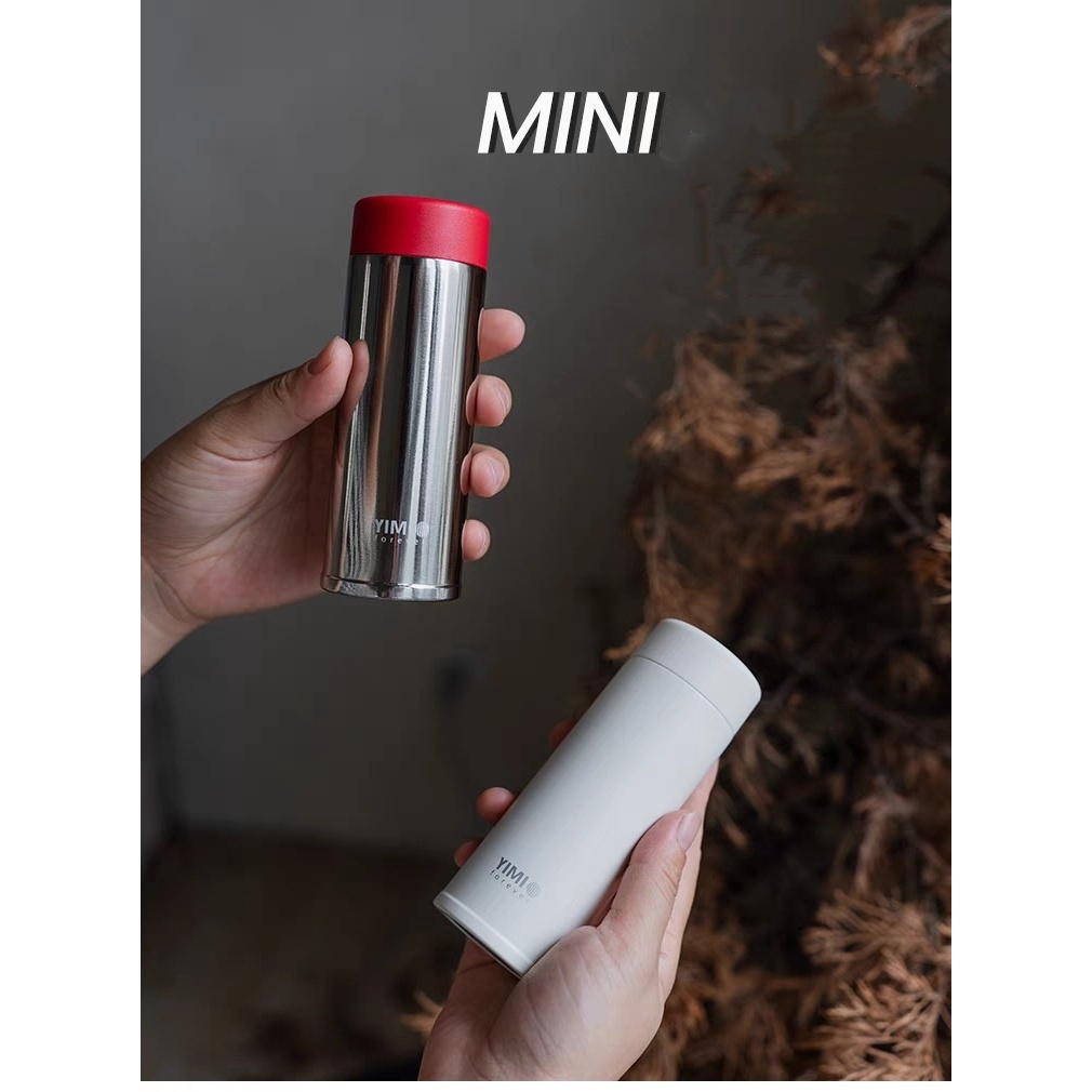 กระบอกน้ำสแตนเลส ขนด180ml. ขวดเก็บความเย็น ขวดสแตนเลส ใส่ร้อนและเย็นได้