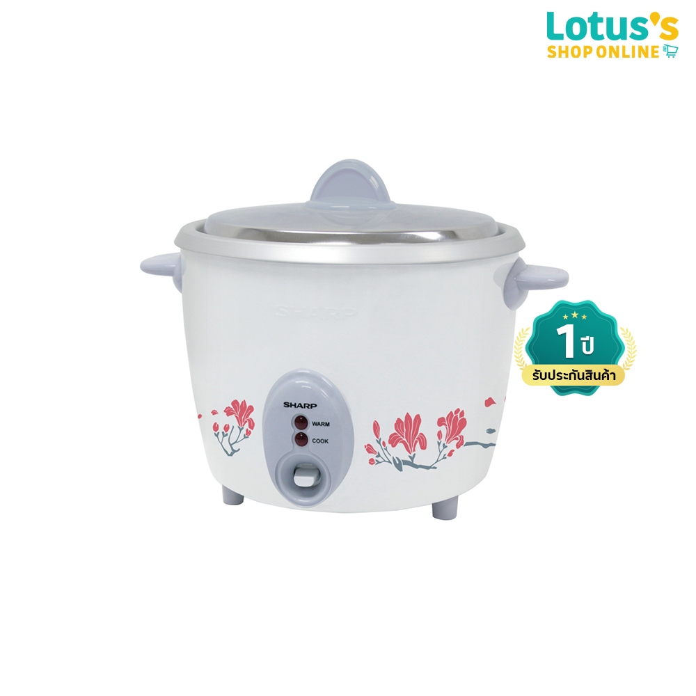 ชาร์ป หม้อหุงข้าวชาร์ป ความจุ 2.2 ลิตร รุ่น KSH-D22 (คละสี) SHARP RICE COOKER, CAPACITY 2.2 LITERS, MODEL KSH-D22