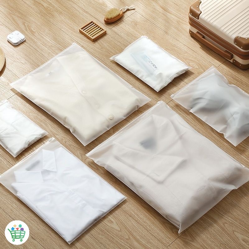 ถุงซิปรูด ใส่เสื้อผ้า แบบขุ่น ถุงซิปใส่เสื้อผ้า ถุงรูดเก็บเสื้อผ้า EVA เก็บเสื้อผ้า ถุงรูดเก็บเสื้อผ้าใส่เสื้อผ้า สำหรับ - รูปที่ 5