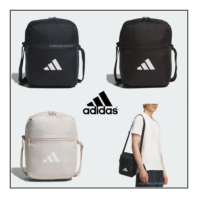 Adidas กระเป๋า สะพายข้าง Crossbody Bag CLASSIC ESSENTIAL ลิขสิทธิ์แท้ 100%