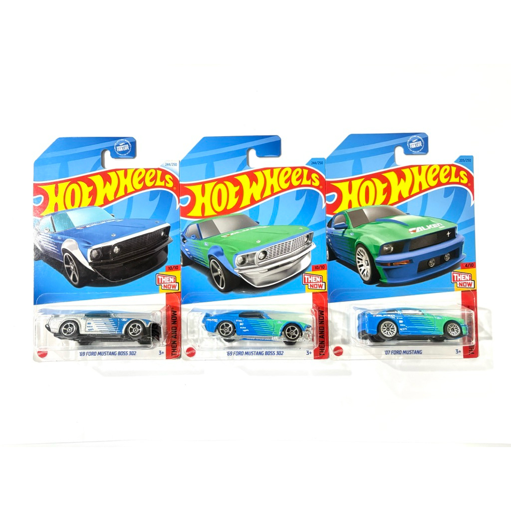 Hot wheels | ‘69 FORD MUSTANG BOSS 302 | ลาย FALKEN | สินค้ามีพร้อมส่ง | ตัวแพคมีรอยยับ หุูยับ