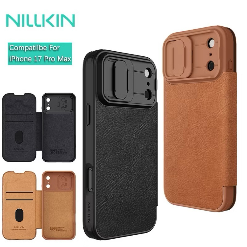 เคสหนังฝาพับNillkin Qinpro(แท้)สำหรับiPhone 17/iPhone17Air/iPhone17pro/iPhone17promax(สินค้าพร้อมส่งในไทย)