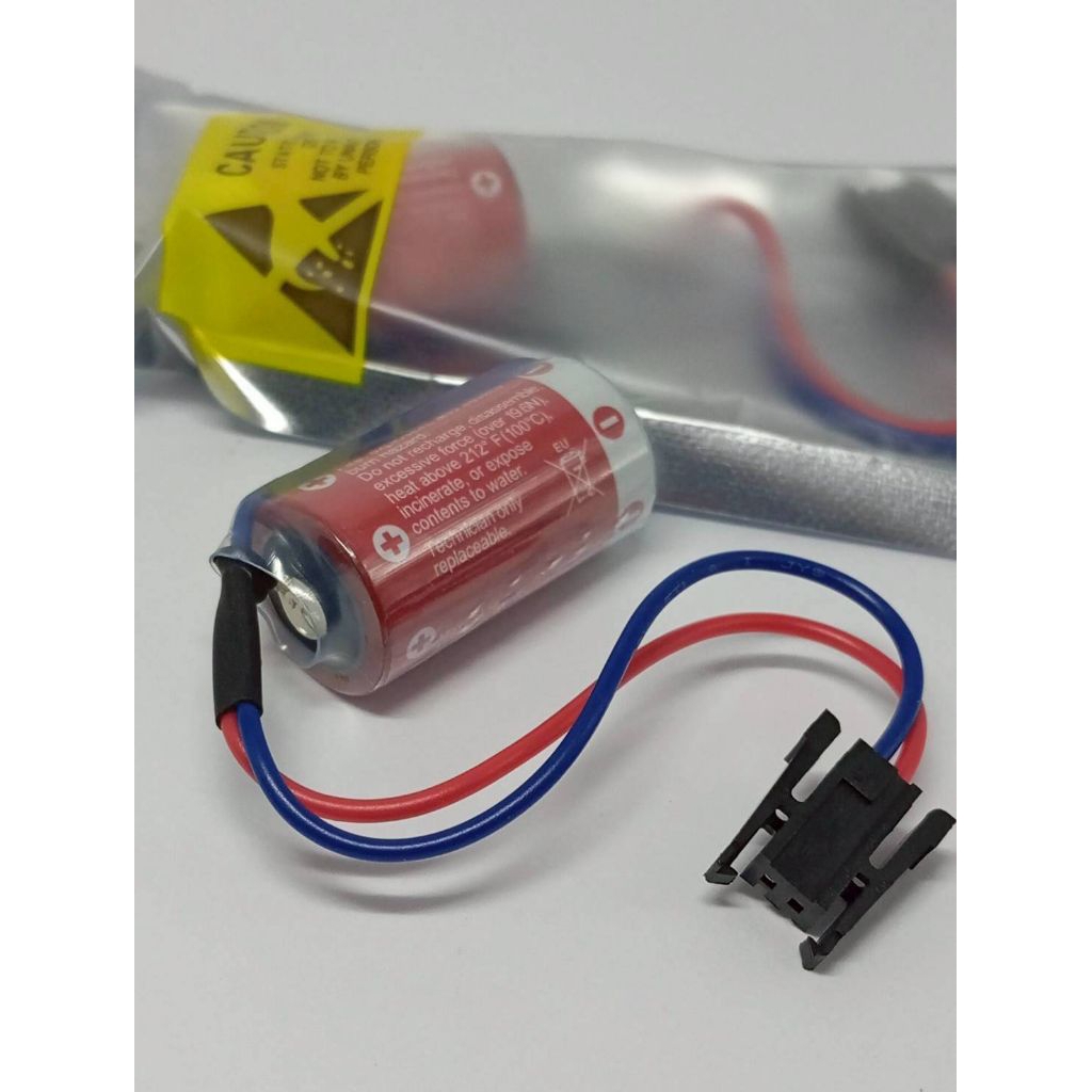 สินค้าใหม่ทุกก้อน ER17/33 3.6V 1600mAh เเจ็ดดำ ยี่ห้อ Maxell ผลิตปีล่าสุด Battery for PLC มีของพร้อมส่งในไทย