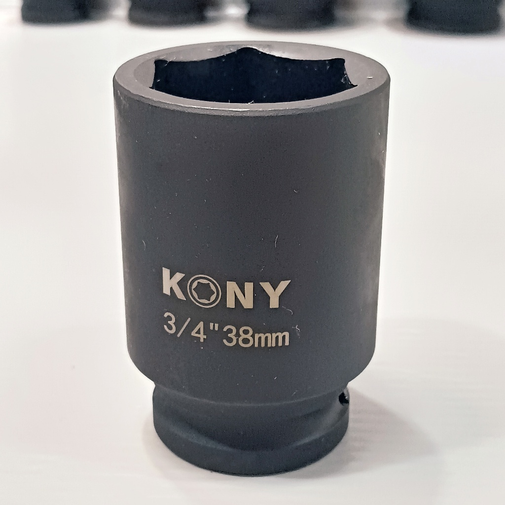 KONYลูกบล็อกยาว 3/4"(6หุน) บล็อกลม(IMPACT SOCKET)ยาว 80 รูปที่ 2