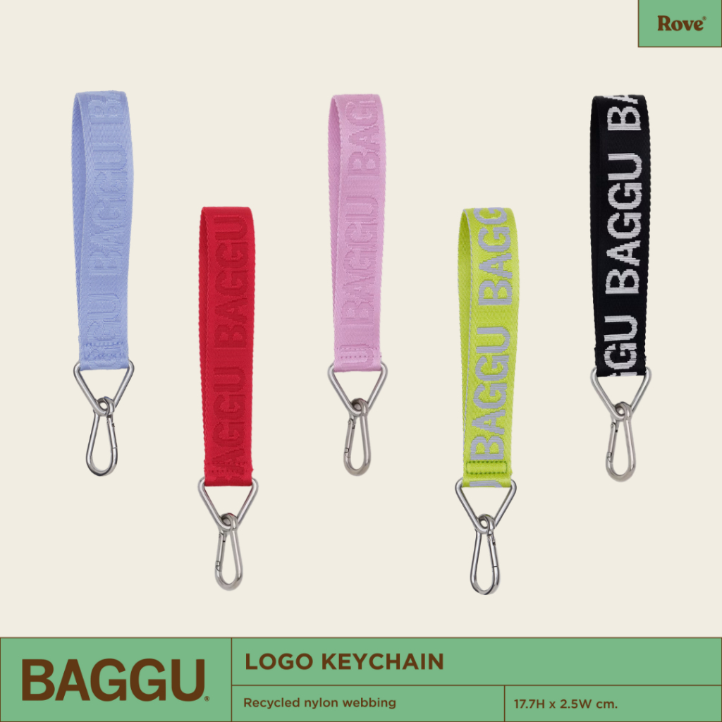 (พร้อมส่ง) BAGGU Logo Keychain พวงกุญแจ นำเข้าจากอเมริกา