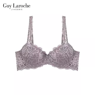 Guy Laroche Lingerie เสื้อในลูกไม้ เสริมฟองน้ำบาง Soft Pad Lace Bra GB7T70