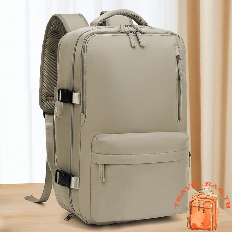 🎒กระเป๋าเป้เดินทางสะดวกสบาย สำหรับผู้ชายและผู้หญิง กระเป๋าเบา ความจุเยอะ เหมาะสำหรับทริปสั้นๆ