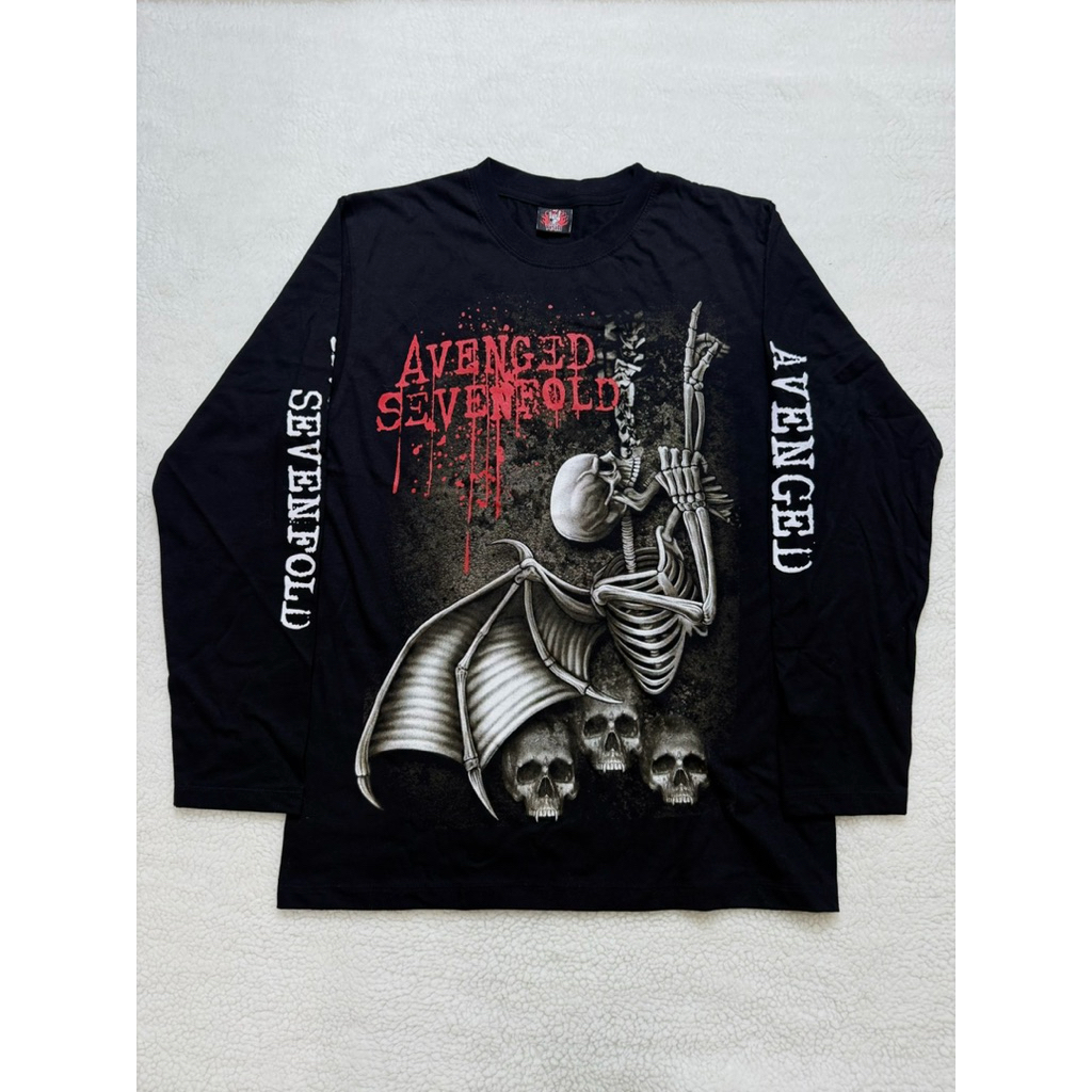 A7X ไต่กำแพงย๊าวยาว เสื้อแขนยาว ป้าย RockYeah
