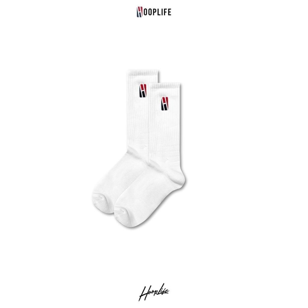 ถุงเท้าบาสเก็ตบอล HoopLife Everyday Socks (รุ่นบวกความยาว 2 นิ้ว)