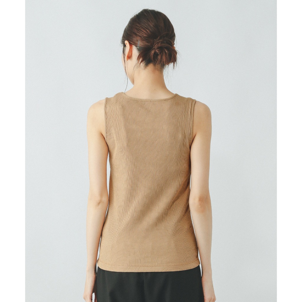 GLOBAL WORK เสื้อกล้ามทรงสี่เหลี่ยม ซับน้ำดี แห้งเร็ว Beautee Square Tank - รูปที่ 7