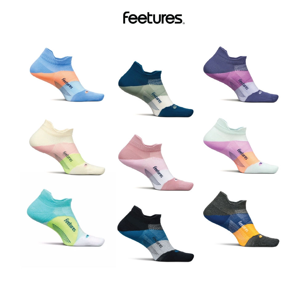 FEETURES ELITE ULTRA LIGHT CUSHION SOCKS | NO SHOW | ถุงเท้าวิ่ง