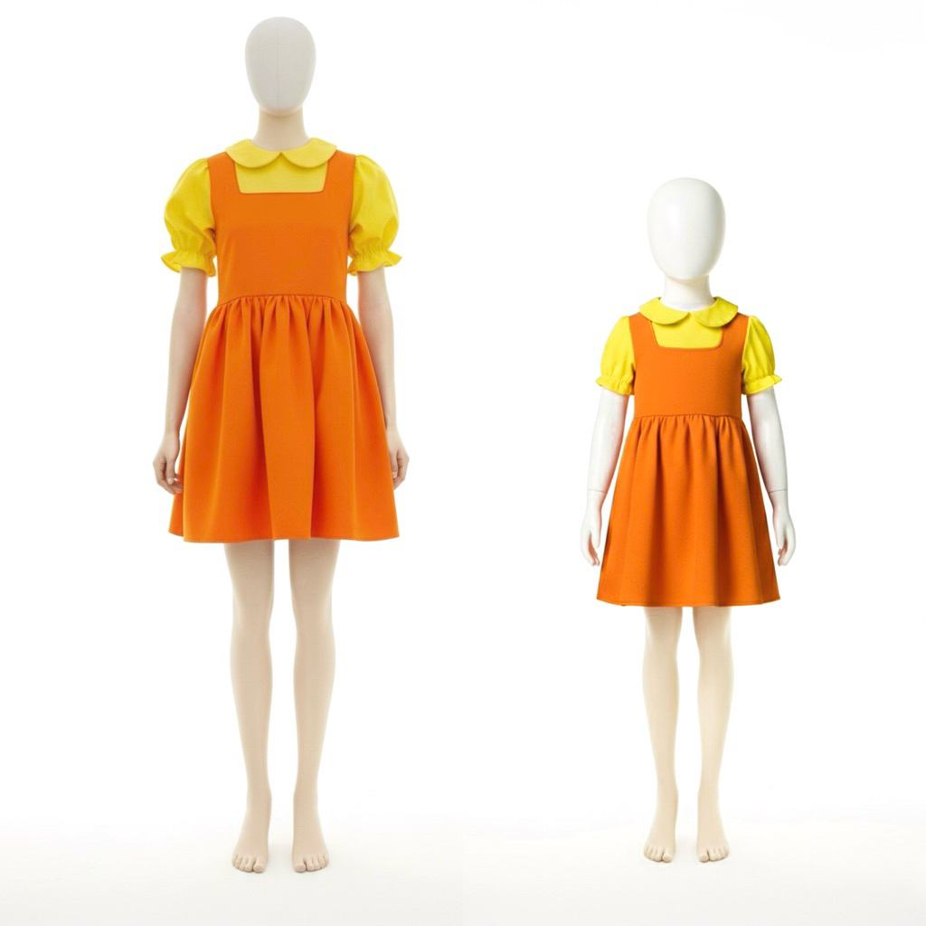 พร้อมส่งจากไทย🇹🇭 ชุดโกโกวา มีทุกไซส์ เด็กและผู้ใหญ่ จากซีรีส์ Squid game โกโกวา ชุดเกม AEIOU