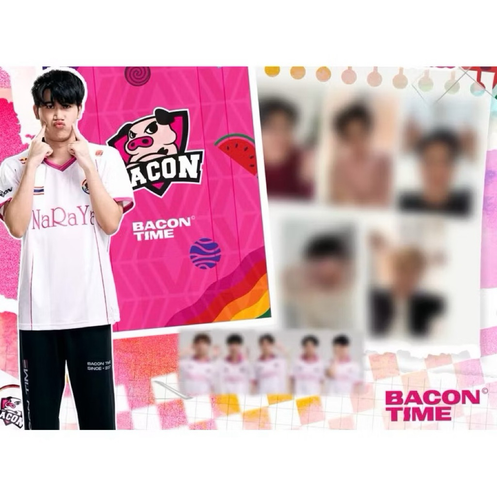 การ์ดนักแข่ง Bacon Time ของแท้ 100% จาก official APL 2024