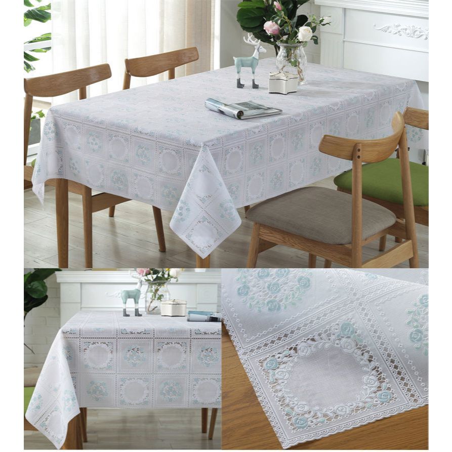 ผ้าปูโต๊ะสี่เหลี่ยมไร้ซัก PVC งานฝีมือเยอรมัน |   แผ่นรองโต๊ะพลาสติก |   ผ้าปูโต๊ะโต๊ะกาแฟห้องนั่งเล่น |   แผ่นรองโต๊ะกั - รูปที่ 7