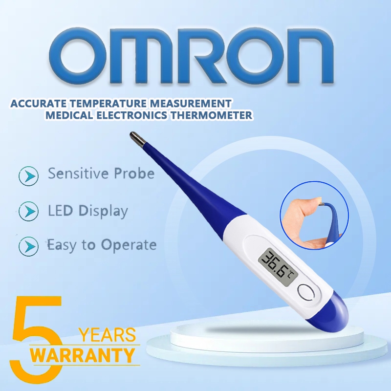 Omron ปรอทวัดไข้ เด็กผู้ใหญ่ ที่วัดไข้ ปรอท แบบดิจิตอล Clinical Digital Thermometer ปรอทวัดไข้ดิจิตอ