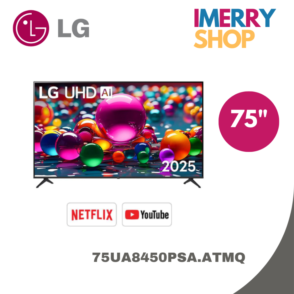 LG ทีวีแอลอีดี 75 นิ้ว LG (4K, LED, SMART TV) 75UA8450PSA.ATMQ(ผ่อนชำระ,กรุงเทพฯ/ปริมณฑล)