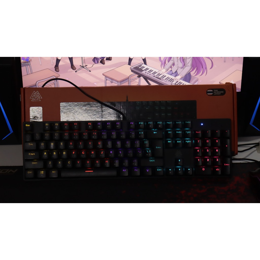 คีย์บอร์ด Blue Switch K101 EGA LITE (โปรดอ่านรายละเอียด)