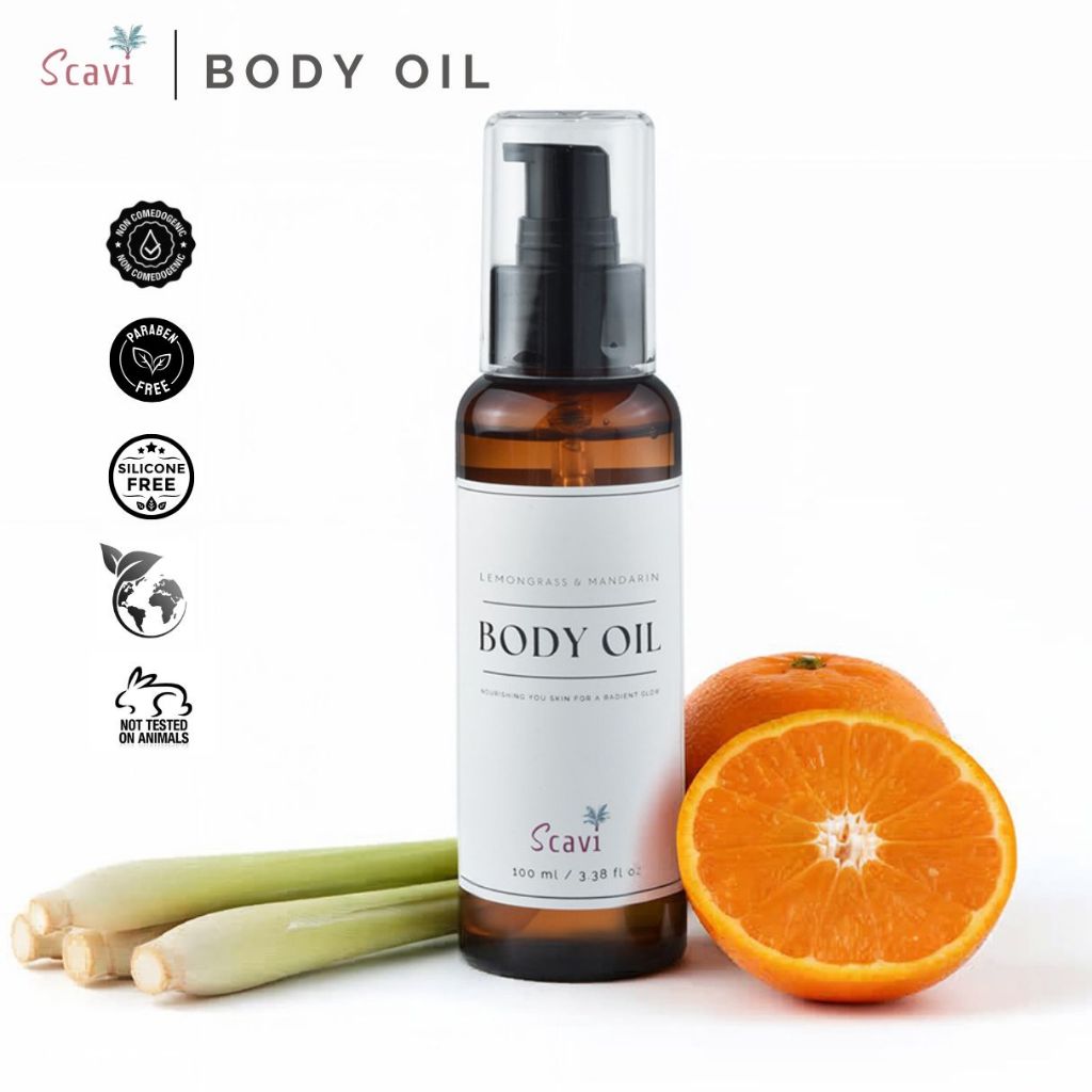Body Oil | Lemongrass and Mandarin 100 ml น้ำมันบำรุงผิว กลิ่นตะไคร้ และแมนดาริน