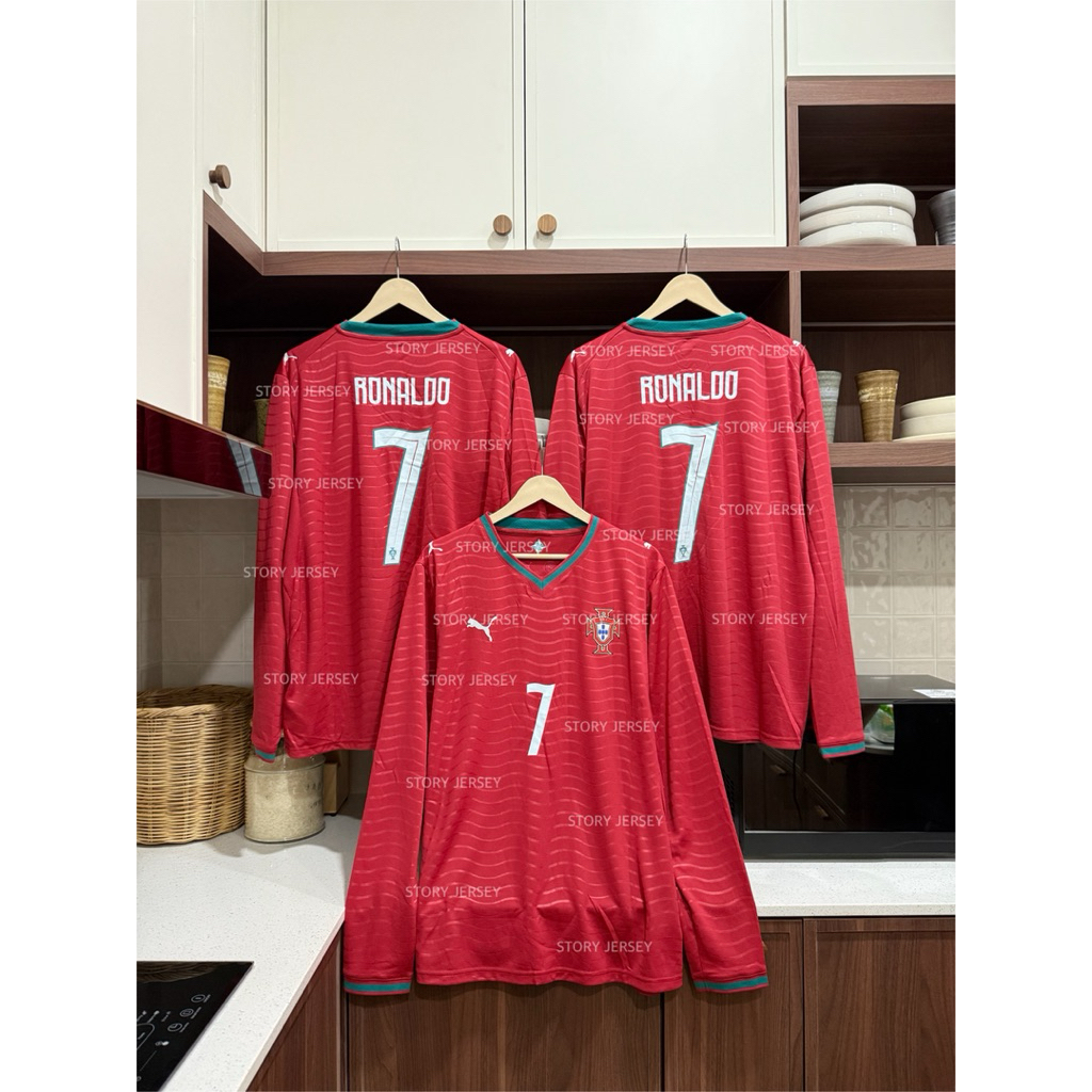 เสื้อบอล Portugal 2026 Home Ronaldo 7 แขนยาวของแท้
