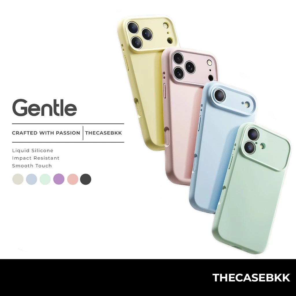 Gentle Design เคสซิลิโคน คลุมกล้อง THECASEBKK เคสแม่เหล็ก เคสกันกระแทก ปกป้องเลนส์กล้อง เคสไอโฟ