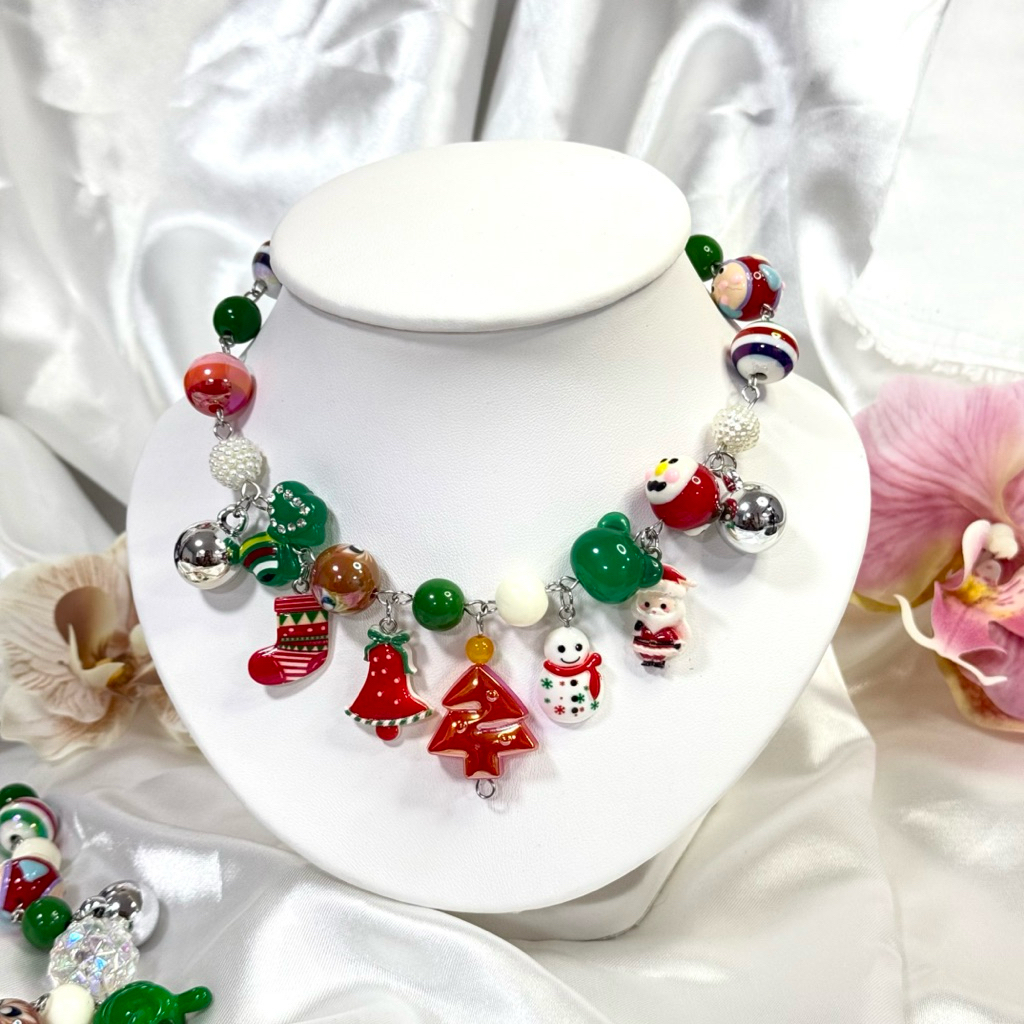 สร้อยคองานลูกปัดพรีเมี่ยม อะไหล่แสตนเลส งานอลัง