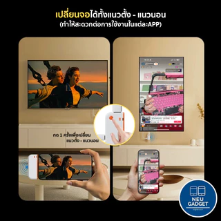 [ของแท้ มีประกัน❗️] อุปกรณ์แชร์หน้าจอไร้สาย 1080P HDTV to Type-C HDMI Wireless Transmitter Receiver รับสัญญาณถึง 50เมตร