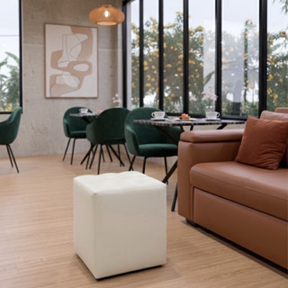 เก้าอี้สตูลมินิมอล รุ่น Lino (ลิโน่) หุ้มหนังPVCลายเรียบ