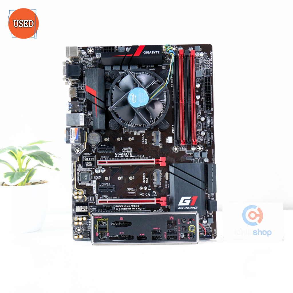 ชุดซีพียูพร้อมเมนบอร์ด CPU: INTEL CORE I7-6700 + MB: GIGABYTE GA-H170-GAMING 3 P16578