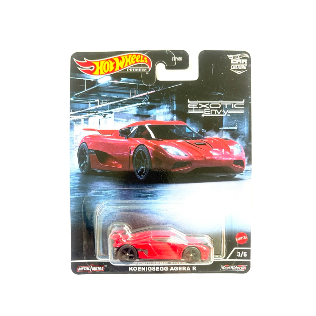 Hot Wheels | KOENIGSEGG AGERA R ~ EXOTIC ENVY SET | 🛞เป็นล้อยาง แพคพรีเมี่ยม | 📦สินค้ามีพร้อมส่ง