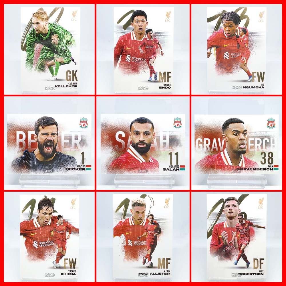 การ์ดบอล ลิเวอร์พูล 2025 Futera FX Liverpool Hobby Box