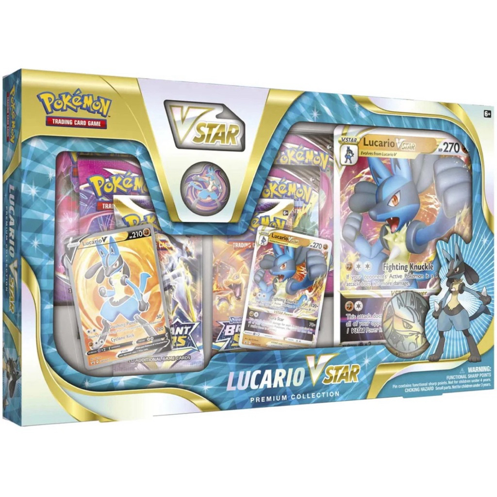 Pokemon TCG: Lucario VSTAR Premium Collection มือ 1 ลิขสิทธิ์แท้ 100%