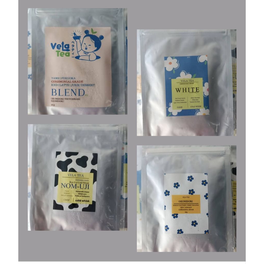 พร้อมส่ง Matcha Vela Tea / Blend02 / Nom-Uji / White / New Okumidori.