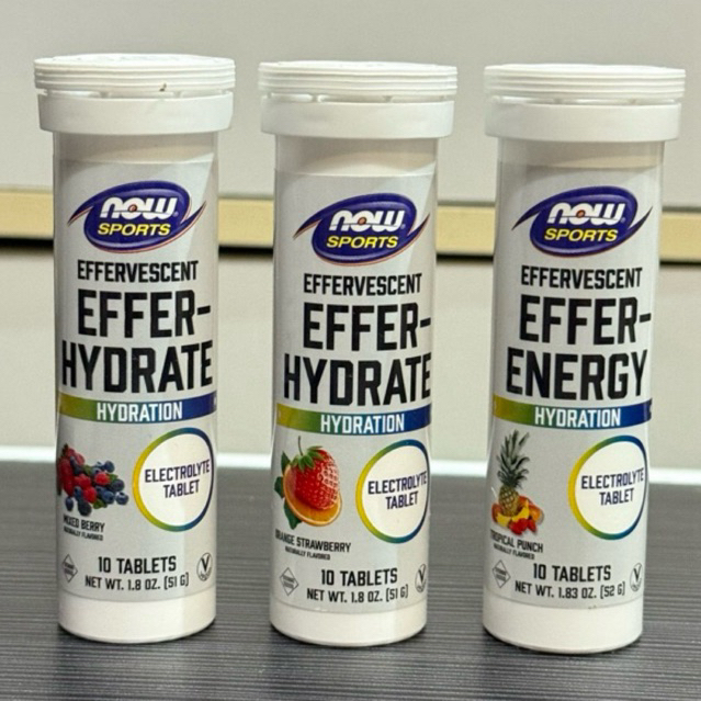 Now Foods-Sport Effer-Hydrate 10เม็ด 51 g