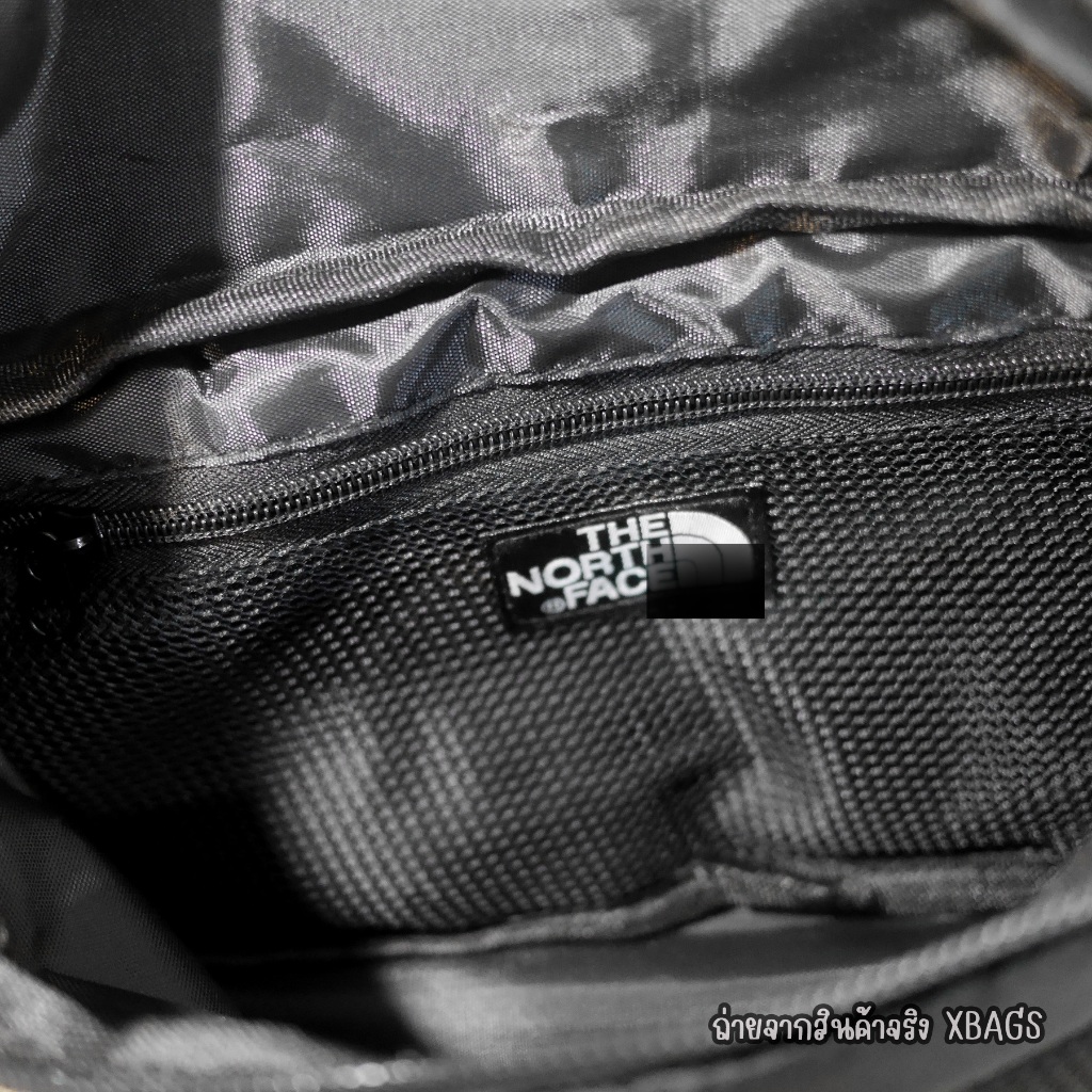 คาดเอว/คาดอก TNF ผ้าลายเงา ใบใหญ่ แต่งเชือกคาด จุของได้เยอะ น้ำหนักเบา พับได้ พกพาง่าย - รูปที่ 5